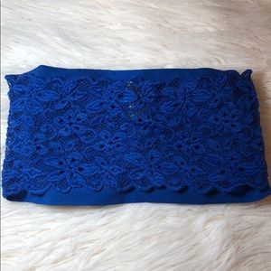 Soho Girls Blue lace Bandeau